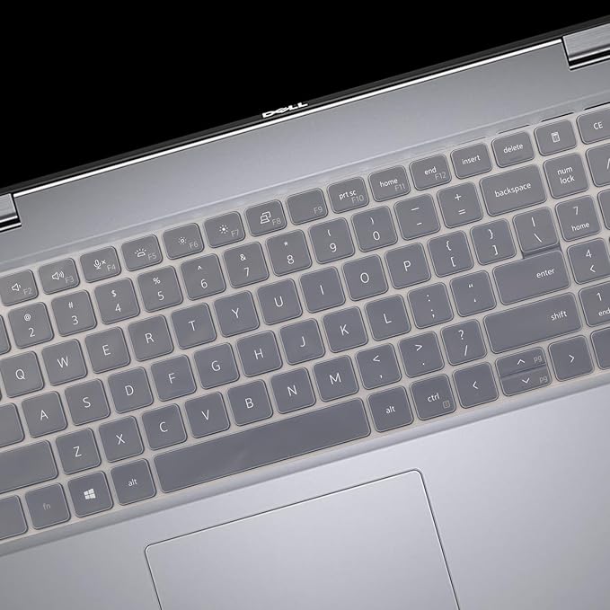 Keyboard Cover for Dell Latitude 3540 3550 5520 55215530 5531 5540 5550 & Precision 3590 3591 3580 3581 3560 3570 3561 3571 Laptop, Dell Latitude 15.6 inch 2025 2024 2023 2022 Keyboard Skin-Clear