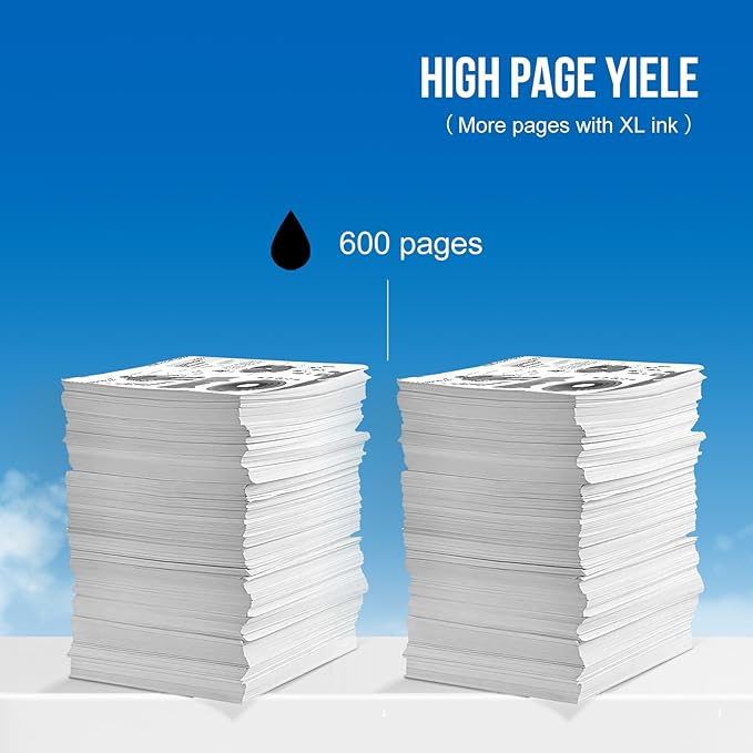 PG-240 XL 240XL Black Ink Cartridge Replacement for Canon 240XL 240XL PG-240XL PG240 Use for Canon MG3620 MG3600 TS5120 TS5100 MG2120 MG3520 MX452 MX512 MX472 MG2220 Printer (Black, 2 Pack)