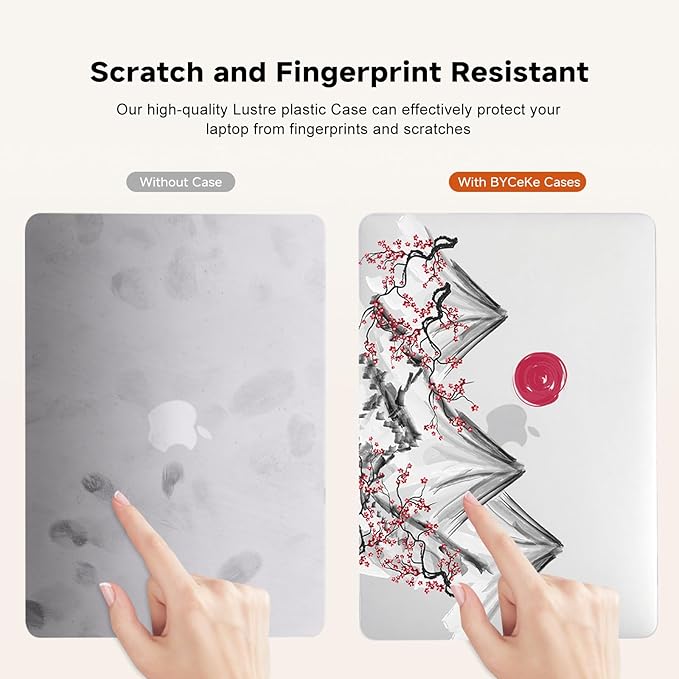 Compatible with MacBook Air 13.6 inch Case 2022-2025 M4 A3240 M3 A3113 M2 A2681,Sunset&Moutain for Mac Air13 M4 Pattern Plastic Hard Shell&Keyboard Cover for Air 13.6 Print,Abstract Mountain