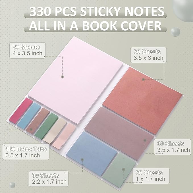 Janlaugh 38 Pcs Aesthetic College School Supplies with Pen Case Sticky Notes Gel Pens Highlighters Correction Tapes Back to School Stationery Kit(Morandi Color,Cute)