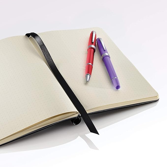 Cross Bailey Light Refillable Fountain Presented in a Everyday Gift Box - Medium Point, Black Ink, Polished Gray