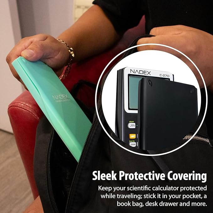 Scientific Calculator with Graph Functions for College and High School Students, Engineering, Advanced Mathematics, Calculus, Algebra, Geometery, Trigonometry, Statistics, Physics, Chemistry - Green