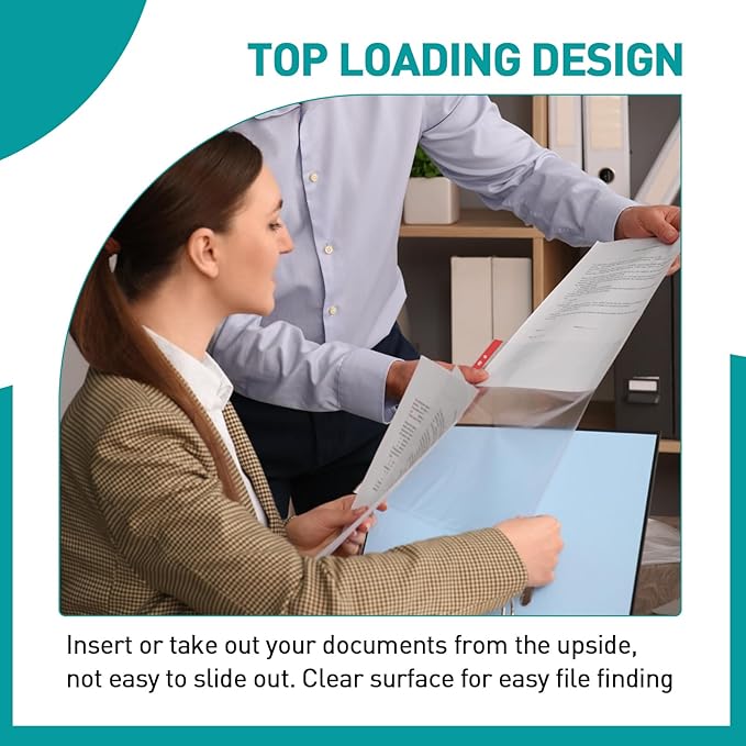 Sheet Protectors, PANDRI 600 Pack Color Heavy Duty Plastic Page Protectors Sheet Reinforced 11-Hole Fit for 3 Ring Binder Fits Standard 8.5 x 11 Paper, 9.25 x 11.25 Top Loaded, Excluding Acid