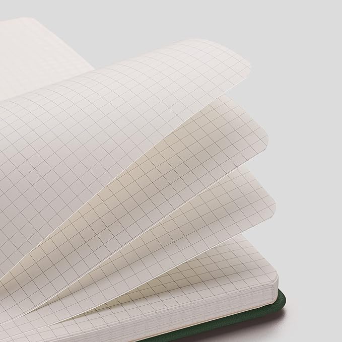 AHGXG Graph Paper Notebook 2 Pack - A5 Grid Paper Notebook/Journal Hardcover with 384 Pages, 120gsm Thick Graph Paper, Grid Paper for Math & Science Students 5.75'' × 8.38''