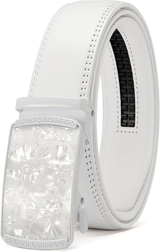 CHAOREN Mens Belt Leather Ratchet Belt - Customizable Fit, Effortless Style (35mm)