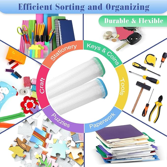 Jetec 32 Pcs Mesh Zipper Bags Toy Storage Bikini Organizer Bag Bolsas Para Guardar Trajes De Baño Waterproof Zipper Reusable Pouch Puzzle Multipurpose for Storage Office(Stylish Color,7.5 x 5 Inch)