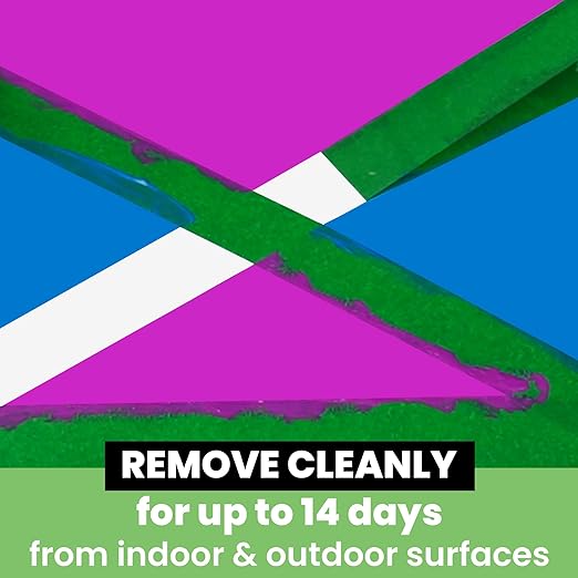 TAPEBEAR Green Painters Tape Multi-Surface Masking Tape 0.94 inch x 60 Yard, Indoor and Outdoor Painting Tape, Residue Free Easy Removal with Sharp Lines, Paint Tape for Walls, Auto, Home, 36Rolls