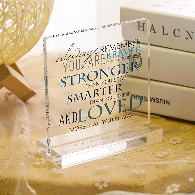 LukieJac Motivational Gifts For Women Encouragement Gifts Cheer Up Gifts For Women Friend Congratulations Gifts Proud Of You Gifts For Her Believe Sign Inspirational Gifts