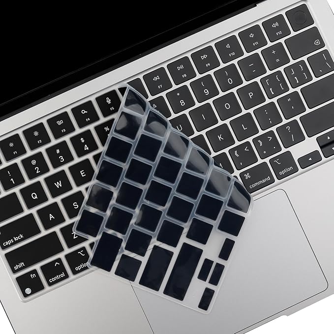 2 Pack Keyboard Cover for 2025-2023 MacBook Air 13" 15" M4 M3 M2, 2025-2021 MacBook Pro 14" 16" M4 M3 M2 M1 Pro/Max, Ultra Thin Keyboard Skin for 14.2" 16.2" MacBook Pro /13.6" 15.3" MacBook Air, US