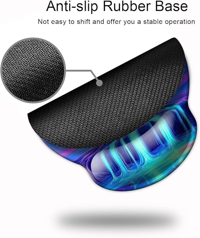 Ergonomic Mouse Pad with Wrist Support,Mouse Pad with Wrist Rest,Relieve Wrist Pain Mousepad Non-Slip Rubber Base,Mouse Pads for Desk,Computers,Laptop,Office,Home,Accessories Tree of Life