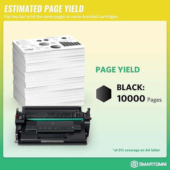 Compatible CF289X (No-Chip) Toner Cartridge Replacement for HP CF289X 89A 89X Cartridge Compatible with HP M507n M507dn M507x M507dng MFP M528dn M528f M528c M528z Printer, 1 Pack