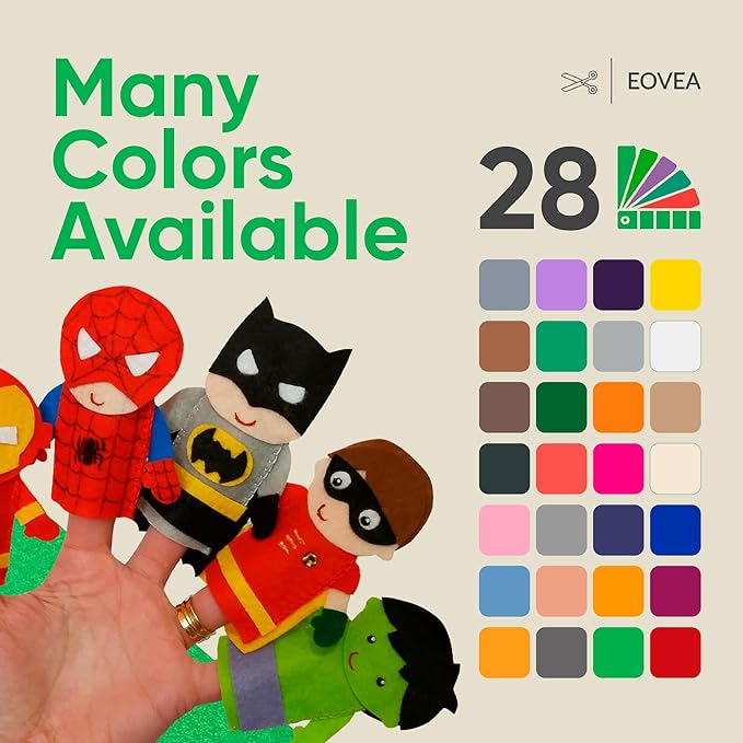 EOVEA | Acrylic Felt Fabric by The Yard - Non-Stiff, Soft Material - 72" Wide - 1.6mm Thick Felt Sheets for DIY Crafts, Sewing, Upholstery, Cushion, Padding(Lime Green, 5 Yard)