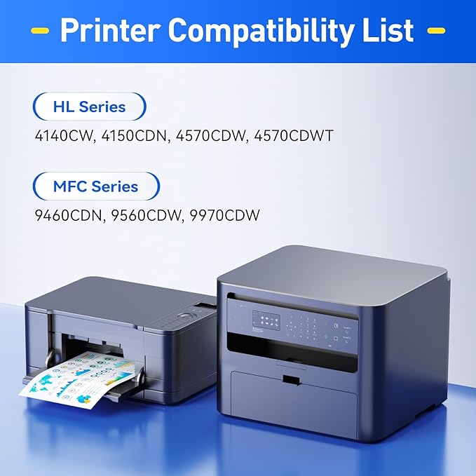 DR310CL DR-310CL Drum Unit Compatible Replacement for Brother HL-4150CDN HL-4570CDW HL-4570CDWT MFC-9460CDN MFC-9560CDW MFC-9970CDW Printer Ink Toner Cartridge TN315 TN310 Copier Scanner High-Yield
