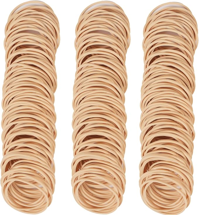 Rubber Bands Size16 Elastic Rubber Band #16 Light brown 600Pcs rubber bands office supplies File Folders Litter Box
