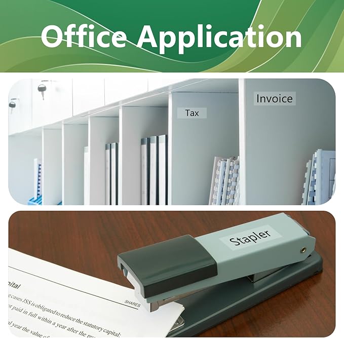 TZe TZ Tape 12mm 0.47 Laminated Clear Compatible for Brother P Touch Label Tape TZe-131 TZe131 TZ-131 TZ131 Replacement for Brother P Touch Lable Maker 12mm Clear for PTH110 PTD200 PTD210, 5 Pack