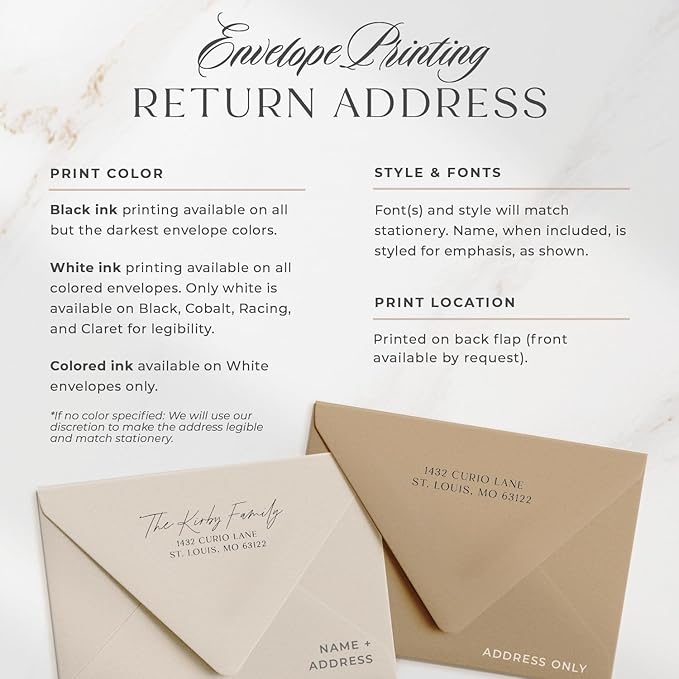 Personalized Stationery for Women & Men, A2 Family Christmas Cards Set, Stocking & Greenery Personalized Note Cards with Envelopes, Holiday Stationery Set for Family - Boho Holiday Flat