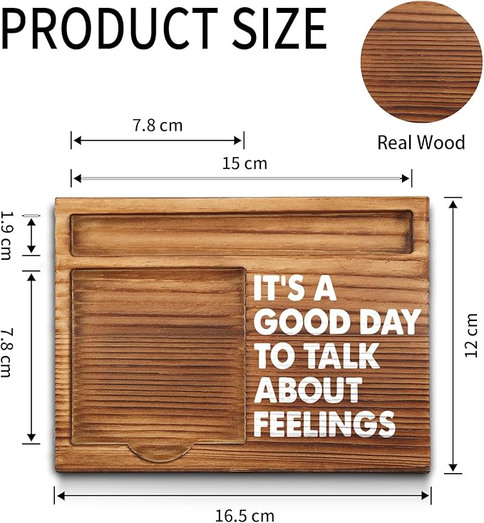 akeke Funny Sticky Note Holder Gifts for Guidance Counselor, Mental Health, Speech Therapy, Social Worker, School Counselor Desk Self-Stick Note Pad Holders GSH16