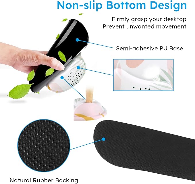 iCasso Desk Mat, Gaming Mouse Pad Wrist Support Set,4in1 XXL Large Mousepad + Keyboard Wrist Rest+Mouse Wrist Rest+Coaster Set with Ergonomic Design for Home Office Table Computer-Morandi