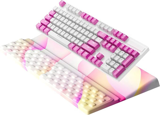 Ospelelf Keyboard Wrist Rest Comfortable Ergonomic Keyboard Stand Riser Holder Pad for Office Home