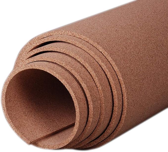 Manton Cork Premium Cork Roll - 4' x 14' x 3/8", 100% Natural Facing Grade Material for Bulletin Boards, Decorative Photo and Message Push Pin Displays - Perfect for Home, School, and Office