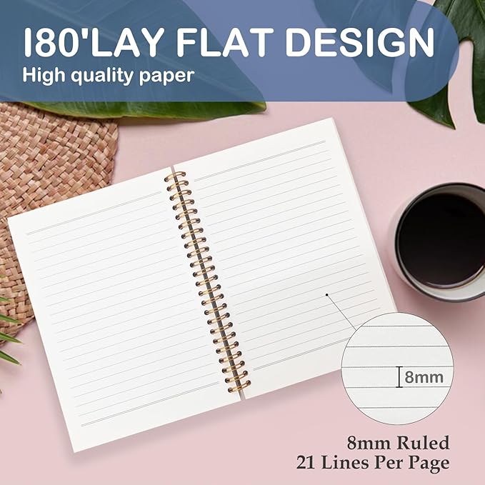 SNNDER Boho Rainbow Teacher Notebook Journal, Teacher Appreciation Gifts, Back To School Gifts for Teachers, It's a Good Day to Teach Tiny Humans Hardcover Spiral Notebooks 5.5x8.3 Inch