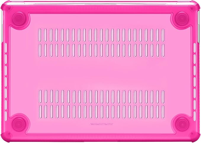 MOSISO Compatible with MacBook Pro 13 inch Case M2 2025-2016 A2338 M1 A2251 A2289 A2159 A1989 A1708 A1706, Anti-Cracking Heavy Duty Plastic TPU Bumper Hard Case&Keyboard Skin&Screen Film, Bright Rose