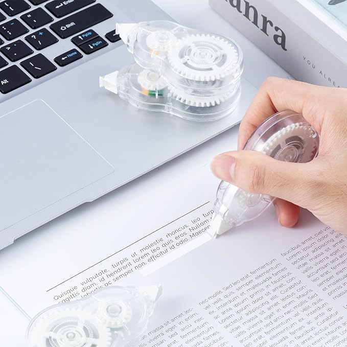 M&G 6 Pack Correction Tape Set, Total 72M/236FT Correction Tape Clear Writing with No Drying Time for Office School Supplies Student 1/5 Inch X 39.37 Ft/Pack