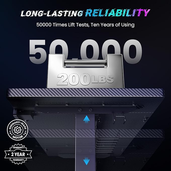 SIAGO Electric Standing Desk Adjustable - 55 x 24 Inch Sit Stand up Desk with Cable Management - 3 Memory Preset Adjustable Height Table