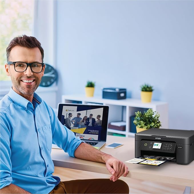 Epson Expression Home XP-4200 Wireless Color All-in-One Printer with Scan, Copy, Automatic 2-Sided Printing, Borderless Photos and 2.4" Color Display,Black