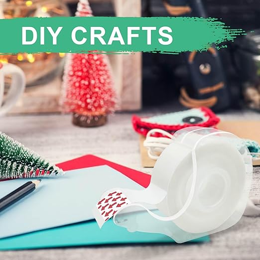 Bulk Tape clear, Invisible Tape, Matte Finish, Writable, 3/4 in x 650 in, 60 Rolls with Dispensers, Transparent Tape, Ideal for Christmas Wrapping Paper, Gift Wrap, School Supplies & Office Use