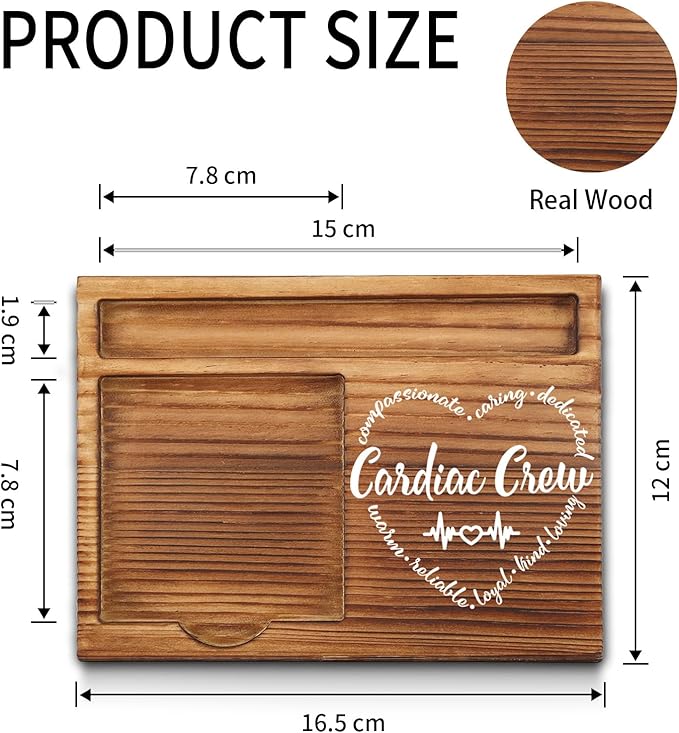 Cardiac Crew Gifts for Women, Men, Cardiac Crew Week Gifts, Cardiac Crew Office Decor, Appreciation Thank You Gifts for Cardiac Crew Self-Stick Note Pad Holders GAA38