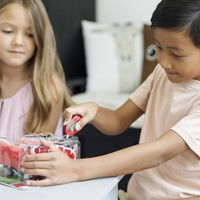 Slice Mini Box Cutter | Manual Retracting | Safe Ceramic Box Cutter Lasting 11x Longer than Metal | Box Opener | 1 Pack | Orange
