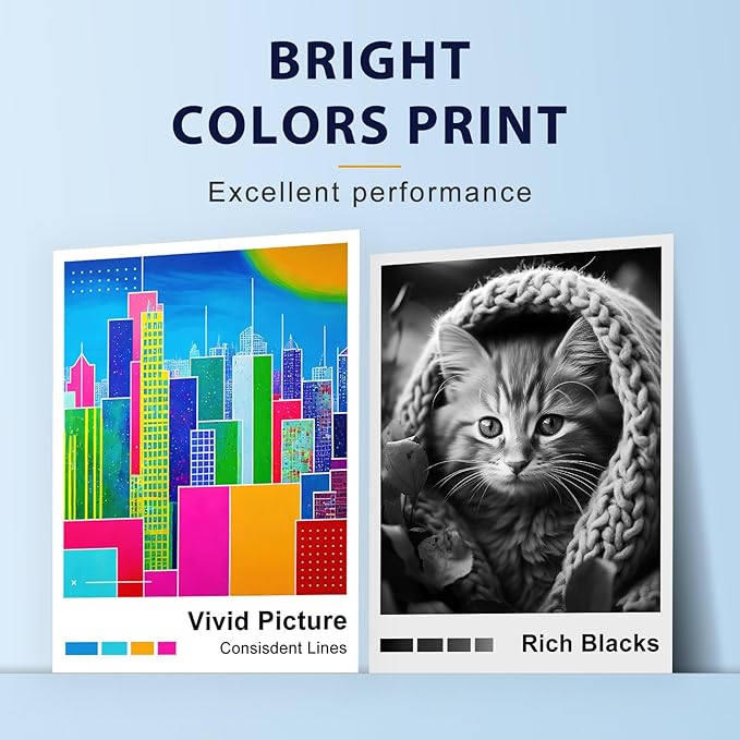 myCartridge 812XL Ink Cartridge Combo Pack Remanufactured for Epson 812 Ink Cartridges for Epson WF-7840 Ink Cartridges for Workforce Pro WF-7820 WF-7840 EC-C7000 Printer,4 Pack(BK/C/M/Y)