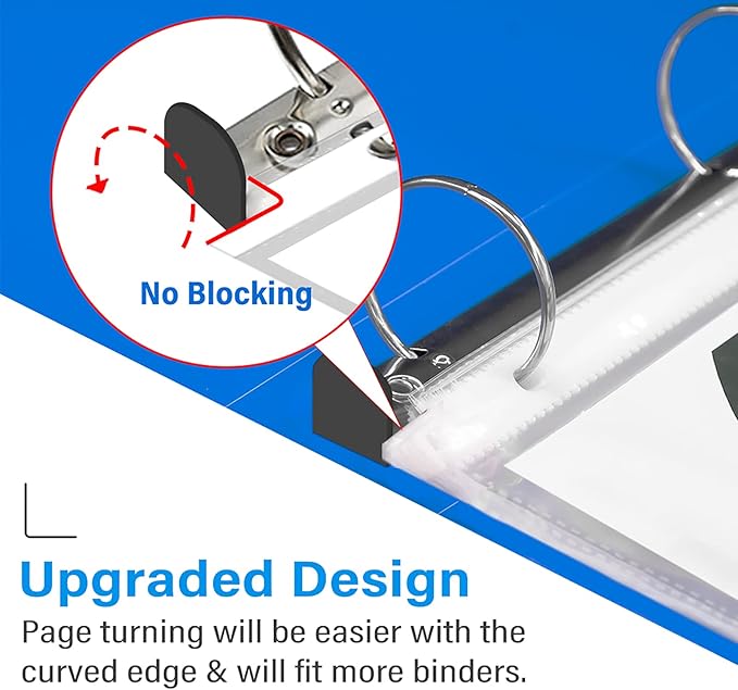 VST Sheet Protectors 8.5 x 11 Inch for 3 Ring Binder, Crystal Clear Page Protectors, Medium Weight Plastic Sleeves, Top Loading Paper Protector Acid Free, Letter Size, Dry Erase Pocket, 200 Sheets