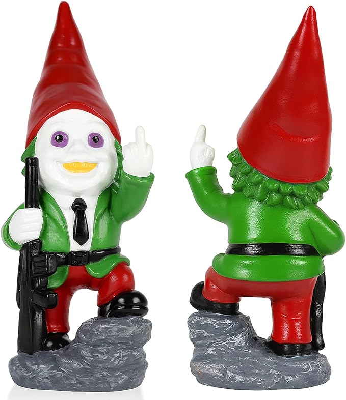 Garden Decor Gnomes Garden Statues Horror Decor White Elephant Gifts for Adults