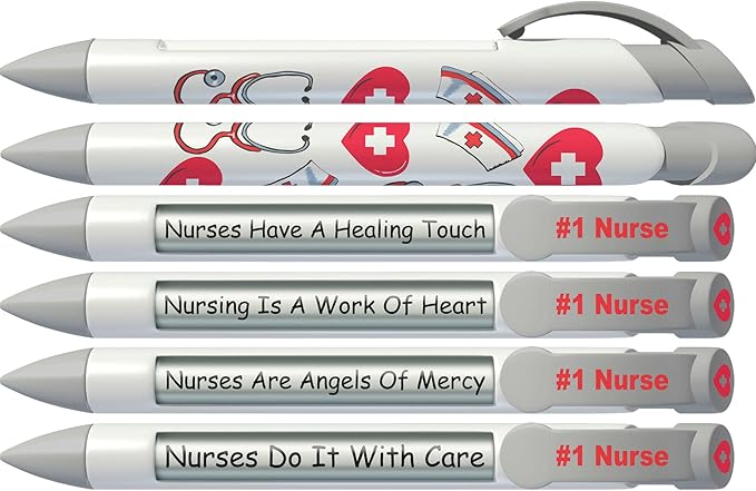 Greeting Pen Nurse Appreciation Ballpoint Retractable Pen (9019)