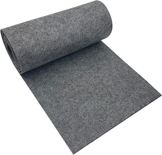 aufodara Felt Fabric 11.8 x 98.4 inch Craft Felt Fabric Roll, Felt 3mm Thick for Felt Table Mats DIY Arts & Crafts Patchwork Sewing Decorations (Dark Grey)