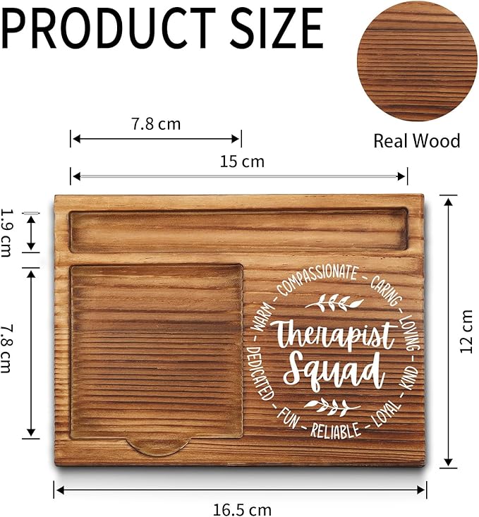 Therapist Squad Gifts, Therapist Squad Sticky Note Holder, Therapist Appreciation Thank You Gifts, Therapist Squad Office Desk Decor Self-Stick Note Pad Holders GAA11