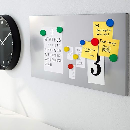 Refrigerator Magnets for Whiteboard, Fridge and Locker - Round Magnets for Classroom, Kitchen and Office - Fridge Magnets for Refrigerator 20 PCs