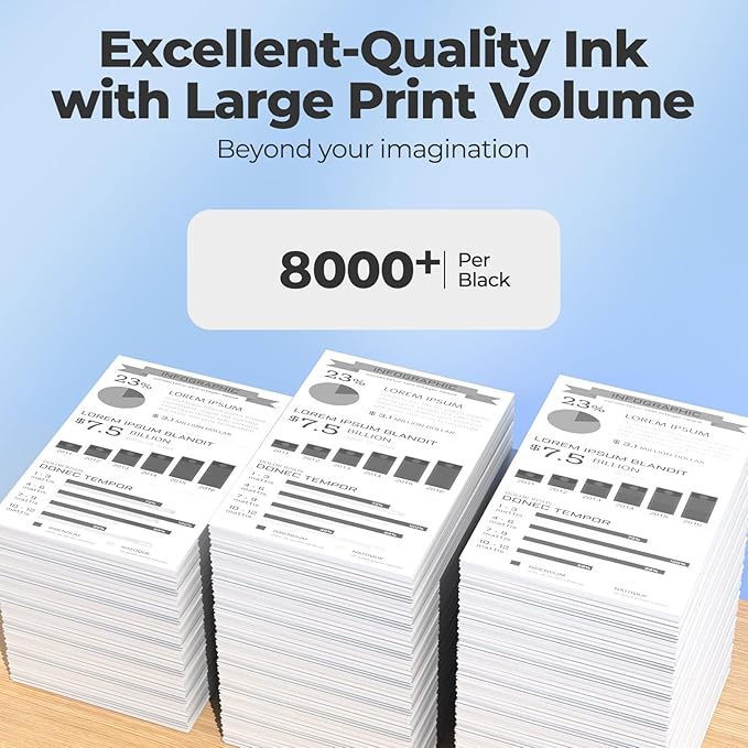 522 Black Ink Refill Bottles ET-2800 ET-4800 ET-2400 ET-2803 ET-2720 Replacement for T522 522 Ink Refill Bottles Black Use for Eco Tank ET-2400 ET-2720 ET-2800 ET-2803 ET-2840 ET-4800 ET-4810 Printers