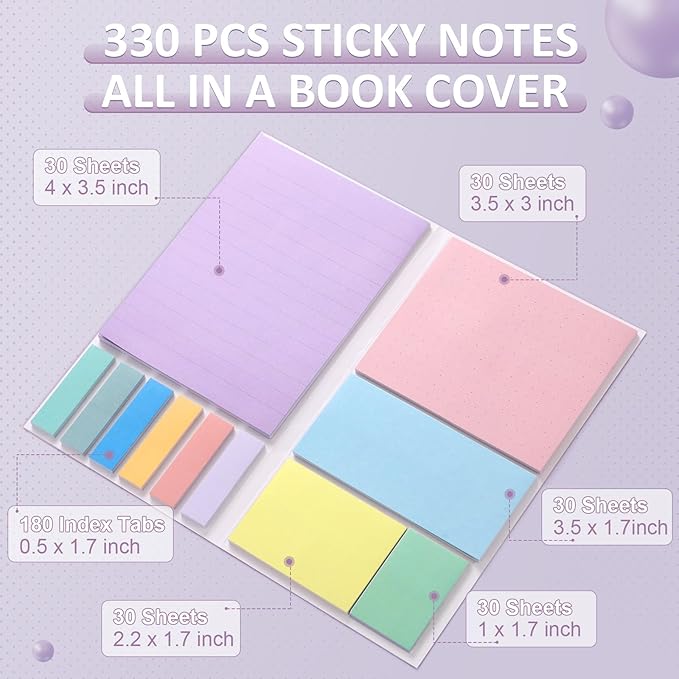 Janlaugh 38 Pcs Aesthetic College School Supplies with Pen Case Sticky Notes Gel Pens Highlighters Correction Tapes Back to School Stationery Kit(Candy Color,Cute)