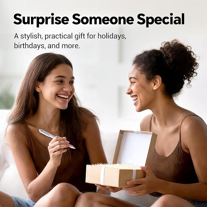 Writech Retractable Gel Ink Pens: 8ct Black Ink 0.5mm Fine Point Tip Pen Comfort Grip Smooth Writing with Aesthetic Gradient Color Barrel for Journaling Note Taking Sketching No Bleed & Smear