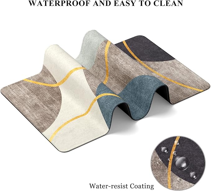 Desk Mat, 32" x 12" XXL Extended Large Gaming Mouse Pad, Desktop Decor Desk Pad, Cute Men Women Office Supplies and Accessories, XL Mouse Mat for Laptop & Keyboard, Abstract Art Circle