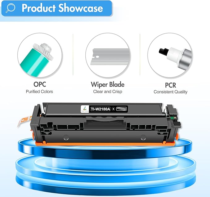 218A 218X Toner Cartridges 4 Pack with Chip 3301fdw 3201dw Compatible Replacement for HP 218A 218X Color Laserjet Pro MFP 3301cdw 3301sdw 3201dw Printer High Yield Ink Set W2180A W2180X (B/C/Y/M)