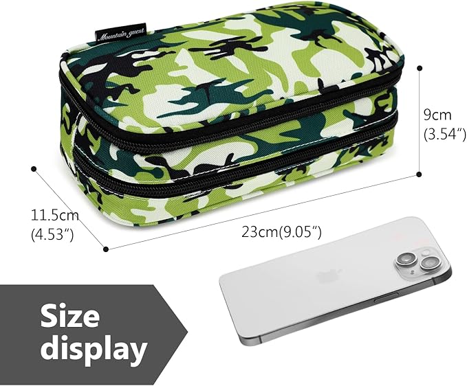 Pencil Cases for kids, Large Capacity Pencil Pouch, Office College School Marker Organizer Case pen for Men Women Adult Teens
