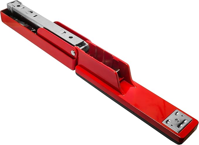 The Oregon Stapler, Built in USA, Built-in Staple Remover, Staples 2 to 25 Sheets, includes Box of 1,250 "Powerhouse" Standard 26/6 Staples, for Home, School or Office, Red