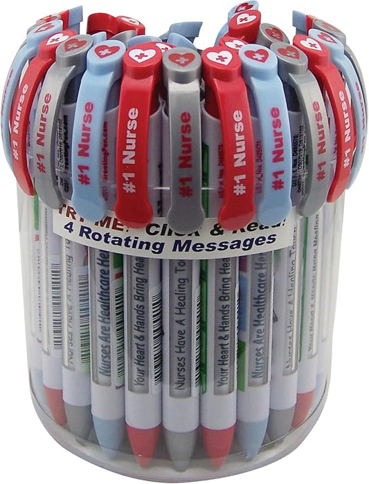 Greeting Pen Nurse Appreciation Ballpoint Retractable Pen (9019)