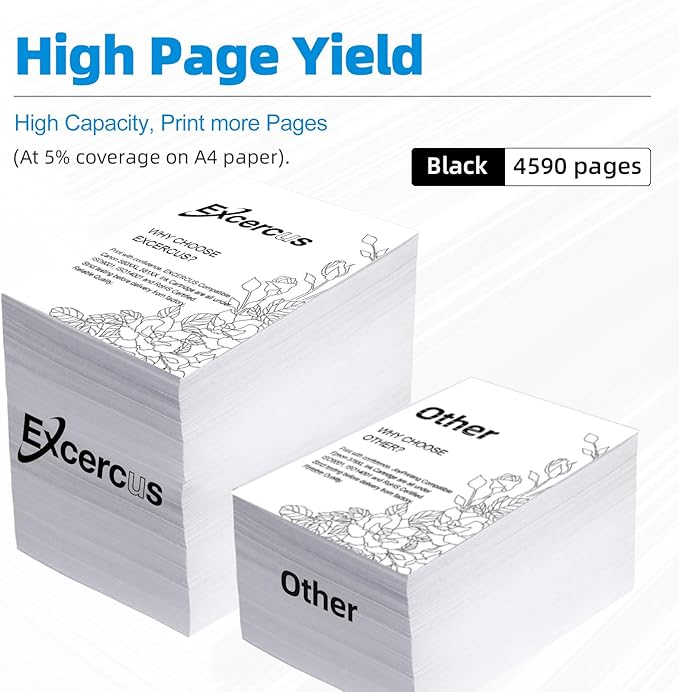 Compatible Ink Cartridge Replacement for Canon 280 281 CLI 281 CLI-281 XXL (3 Black) for Pixma TS702 TS6120 TS6220 TS6320 TR7520 TR8520 TS9520 TS9521C TS8220 TS8322