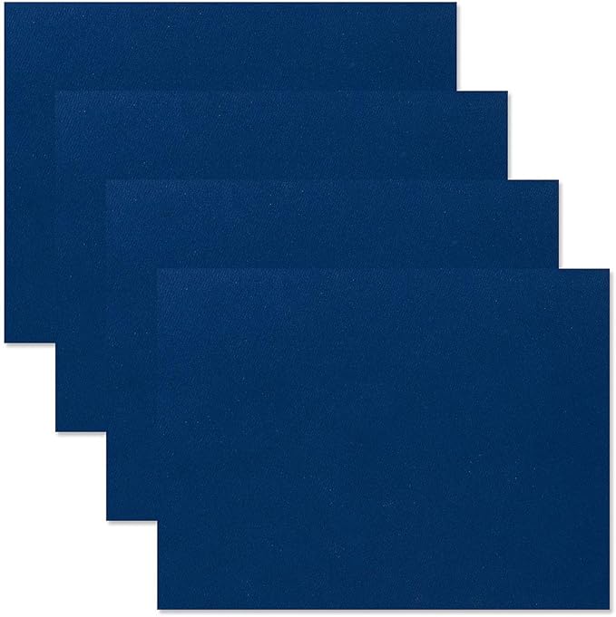 Plain Blue Certificate Folders - Pack of 10, Linen Cover 80 lb. Stock, Folded, Die-Cut Corners, for Office, Business Awards, Graduation, School Diploma Holder, 9-1/2" x 12