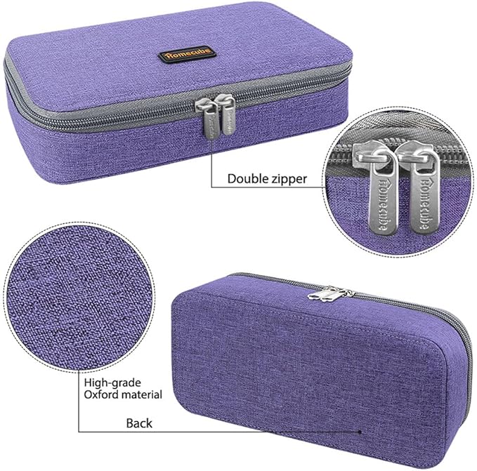 Homecube Big Capacity Pencil Case Oxford Cloth Bag Storage Pouch Marker Pen Pencil Cute Stationery Organizer Bag Holder with Zipper for Middle High School & Office Boy Girl Teen